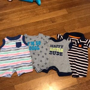 4 NB one piece summer outfits